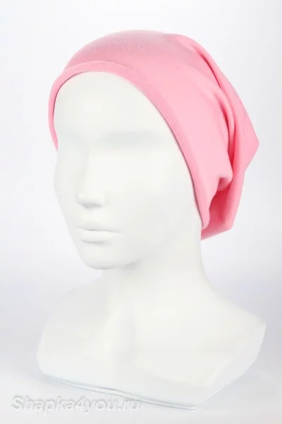 Колпак удлинённый шапка PRC  цвет Розовый яркий