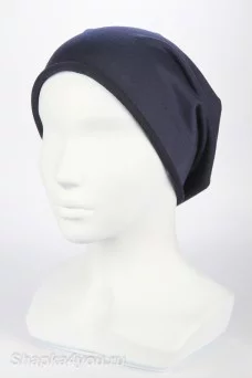 Колпак удлинённый шапка PRC  цвет Синий тёмный