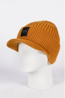 Шапка с козырьком Ferz Эндрю цвет Охра