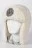 Ушанка Mike Ambaroff Кёрли Шеврон цвет Молочный + светлый ремешок размер UNI