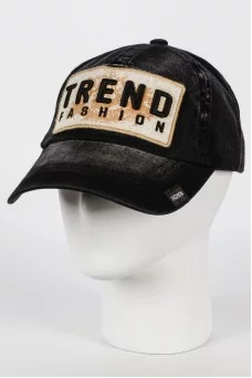 Бейсболка Fashion Caps Trend цвет Чёрный размер 57-58