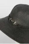Шляпа соломенная Nazarkov Якоря цвет Чёрный размер 58