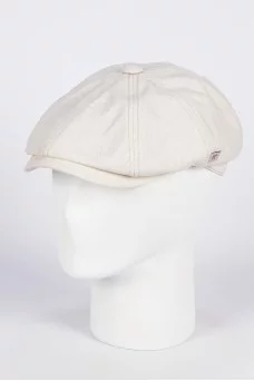 Кепка восьмиклинка Starkoff Лён цвет Бежевый оч св размер 57