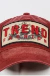 Бейсболка Fashion Caps Trend цвет Бордовый размер 57-58