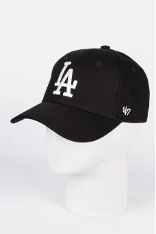 Бейсболка LA 16 LA 47 черн бел б/р 80% х/б 20%пэ