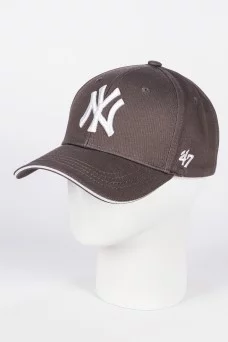 Бейсболка 47 Brand NY цвет Серый темный размер 57-59 Бейсболка 47 Brand NY цвет Серый темный размер 57-59