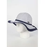 Шляпа соломенная Nazarkov  цвет Бело-синий размер 58
