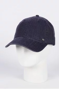 Бейсболка BM125190  кв шильдик UP син тем 57 59 100% х/б