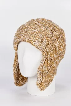 Шапка ушанка Trend Лотос цвет Горчичный размер 56-58