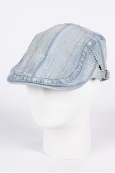Кепка утка Shapka4you Джинс цвет Голубой светлый размер 57-59