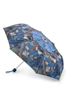 Зонт механика 3 сложения Fulton Minilite цвет Голубой тёмный
