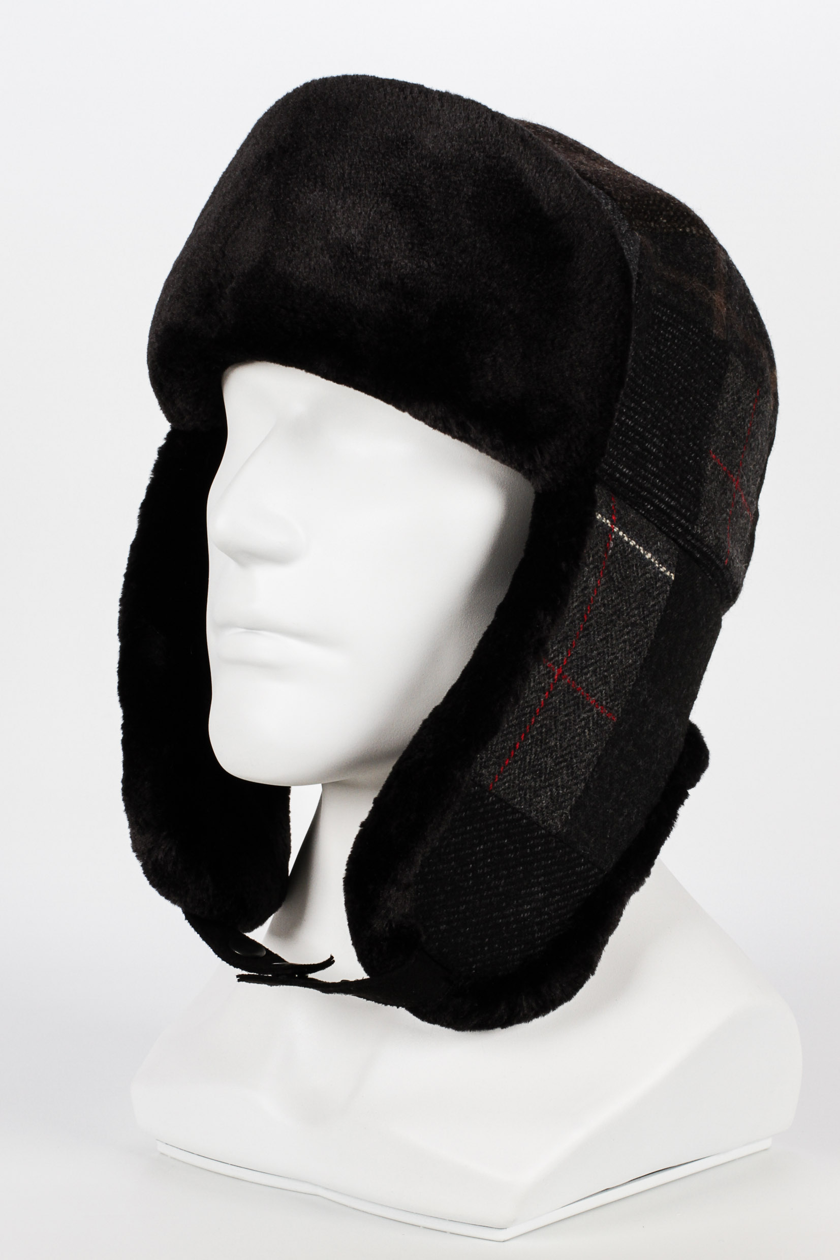 Шапка ушанка MONOMAKH 10-4112/221 цвет Чёрный 37761 купить в Shapka4you